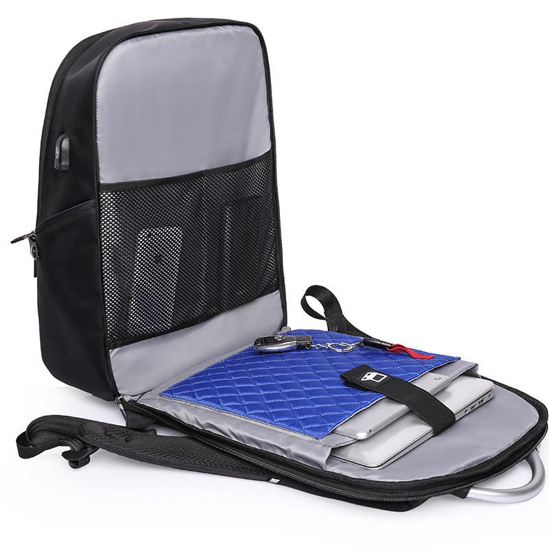 30 Literes Usb Hátizsák Tolvaj Elleni Válltáska 14 Hüvelykes Laptoptáska Camping Vízálló Utazótáska Iskolatáska