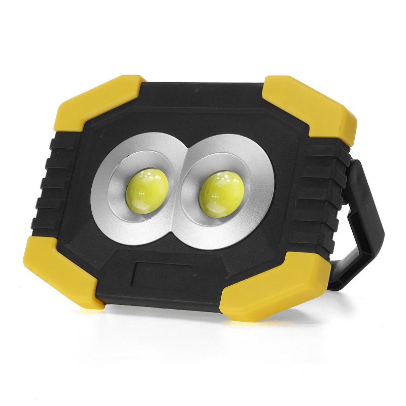 30 W-os Cob Led Usb Napelemes Munkalámpa Spotlámpa Vízálló 3 Üzemmódú Elárasztó Lámpa Kültéri Kempingsátor Vészlámpás