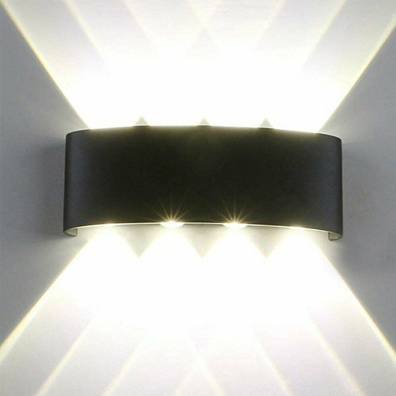 4/6/8w 6000k Fali Lámpa Ip65 Vízálló Led-es Felfelé Lefelé Kültéri Kemping Terasz Gyep