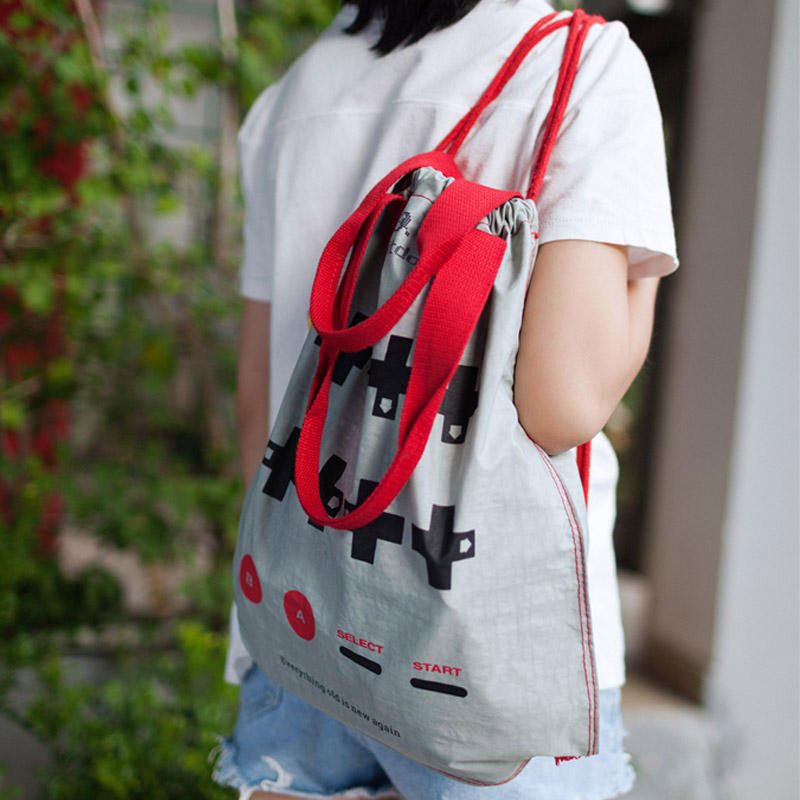 43x36cm Női Nylon Crossbody Táska Kis Vászon Válltáskák Kézitáskák