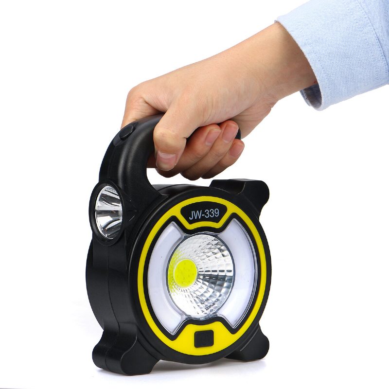 5 W 1200 Mah Cob Camping Light Többfunkciós Lámpatest Bluetooth Hangszórók Kültéri Munkalámpa
