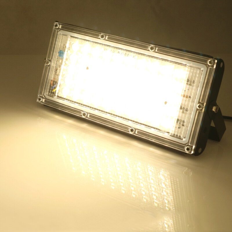 50 W Rgb Led Lámpa Ac 220v 230v 240v Kültéri Reflektor Ip65 Vízálló Led Utcai Táj Világítás