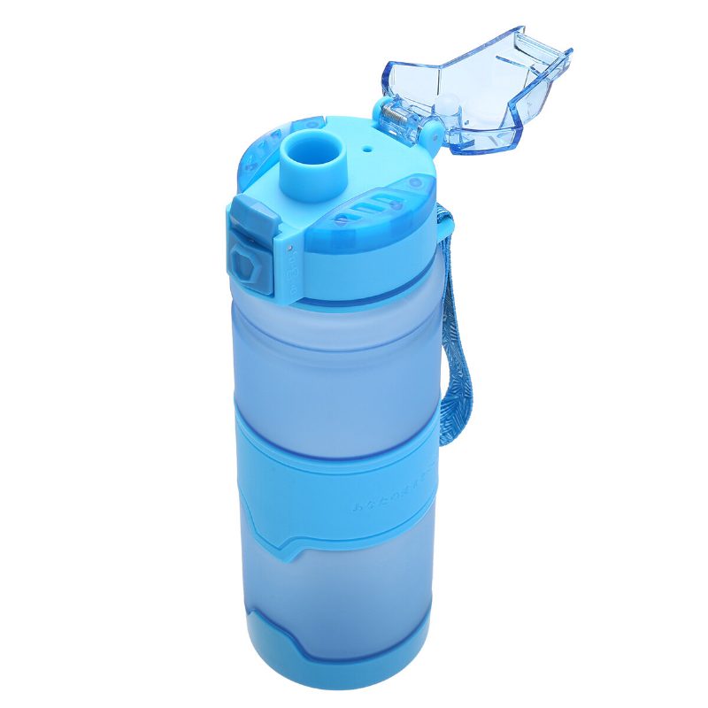 500 Ml Élelmiszer Minőségű Tritan Vizes Palack Pattogó Fedelű Sportpalack Szűrővel Hordozható Fitness Iskola Jóga Gyerekeknek Felnőtteknek