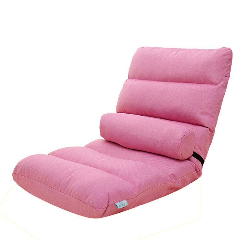 52x110cm Multi Colors Összecsukható Lazy Sofa Állítható Padlószék Kanapé Nyugágy Ülések Párnával