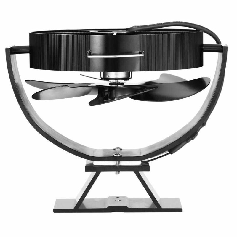 6 Lapátos Fatüzelésű Kandallóventilátor Mini Fűtésű Kályhaventilátor Eco-ventilátor Csendes Otthon Hatékony Hőelosztás