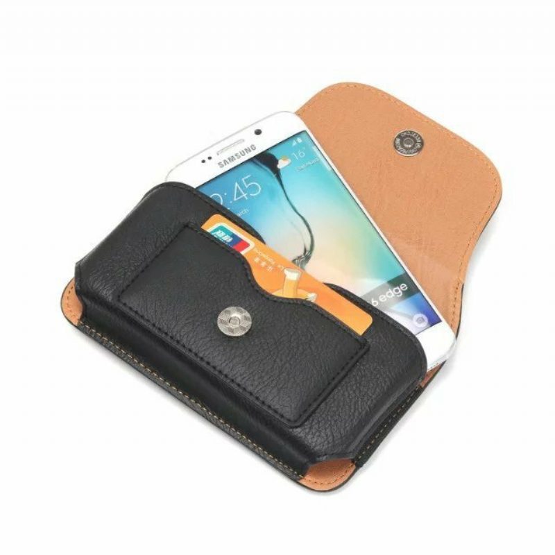 Bőr Deréktáska Kártya Mobiltelefon Tároló Táska Vízálló Taktikai Xs Xr Xsmax 5.1"/5.5"/6.3" Telefonhoz