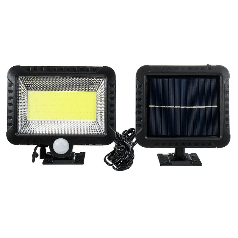 Cob 100led Lámpa 30 W 600 Lumen Ip65 Napelemes Kültéri Park Udvari Kerti Világítás Kemping Munkalámpa