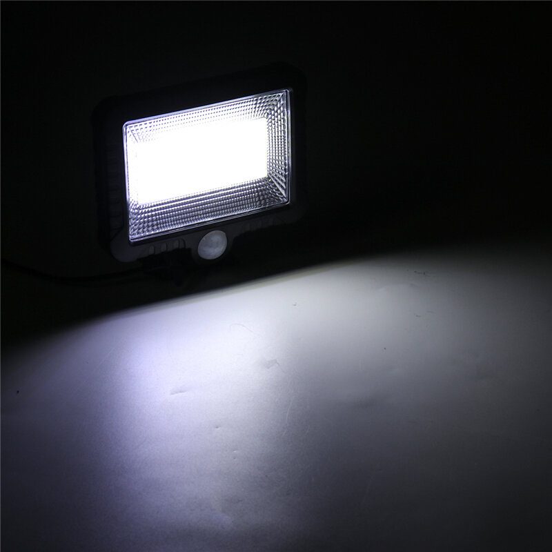 Cob 100led Lámpa 30 W 600 Lumen Ip65 Napelemes Kültéri Park Udvari Kerti Világítás Kemping Munkalámpa