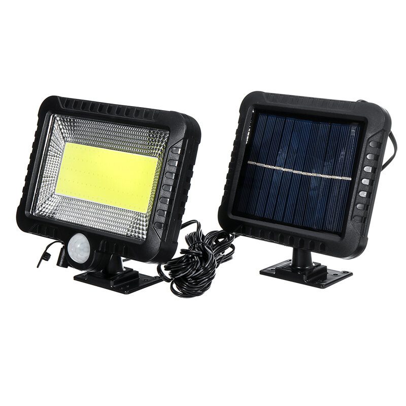 Cob 100led Lámpa 30 W 600 Lumen Ip65 Napelemes Kültéri Park Udvari Kerti Világítás Kemping Munkalámpa