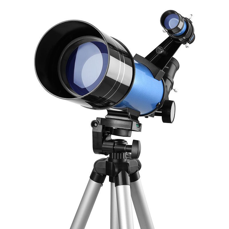 Eu Direct Aomekie 40070 66x Hd Csillagászati Távcső 70 mm Refraktor Teleszkóp Felállító Szemlencse 3x Barlow Lencsés Kereső Állvány Telefonadapterrel