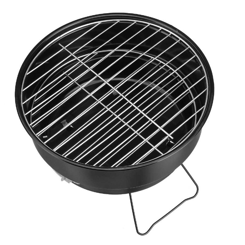 Kerek Grillsütő Összecsukható Rozsdamentes Acél Grill Hordozható Kültéri Kemping