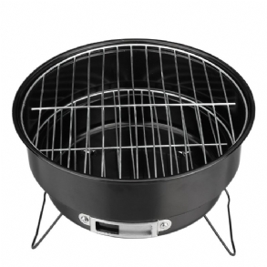 Kerek Grillsütő Összecsukható Rozsdamentes Acél Grill Hordozható Kültéri Kemping