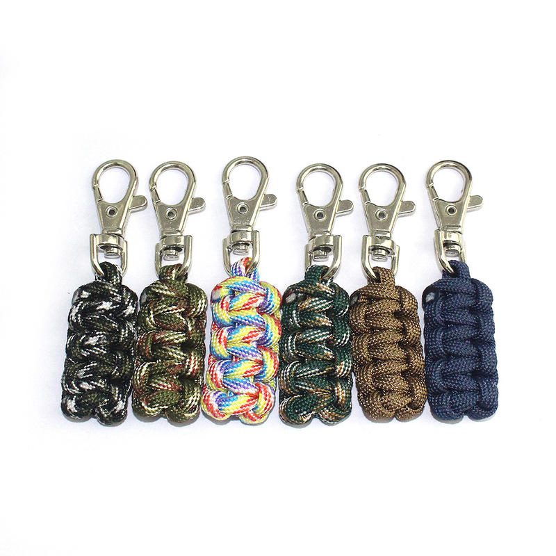 Kültéri Edc Mini Kulcstartó Kemping Vészhelyzeti Túlélési Paracord Karkötő Szerszámkészlet