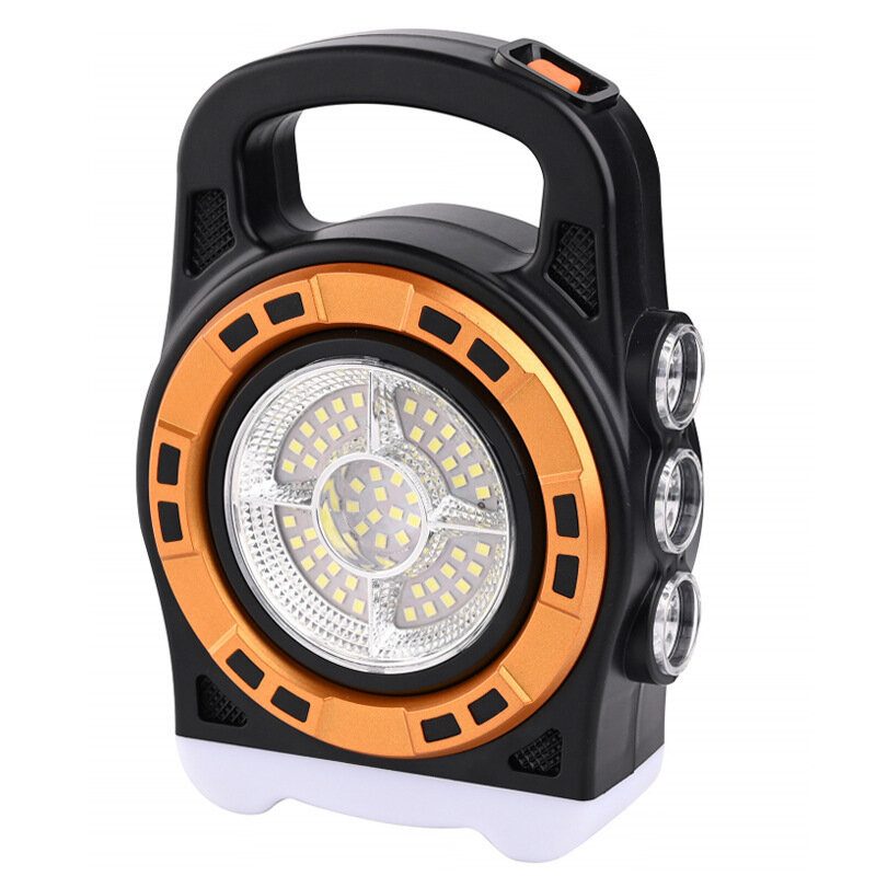 Kültéri Napelemes Töltőlámpa Multifunkcionális Keresőlámpa Treasure Erős Fényű Zseblámpa Cob Led Hordozható Lámpa