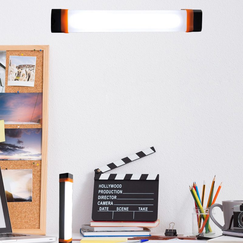 Led Mágneses Kemping Túralámpa Újratölthető Usb Sátorlámpa Hordozható Lámpás