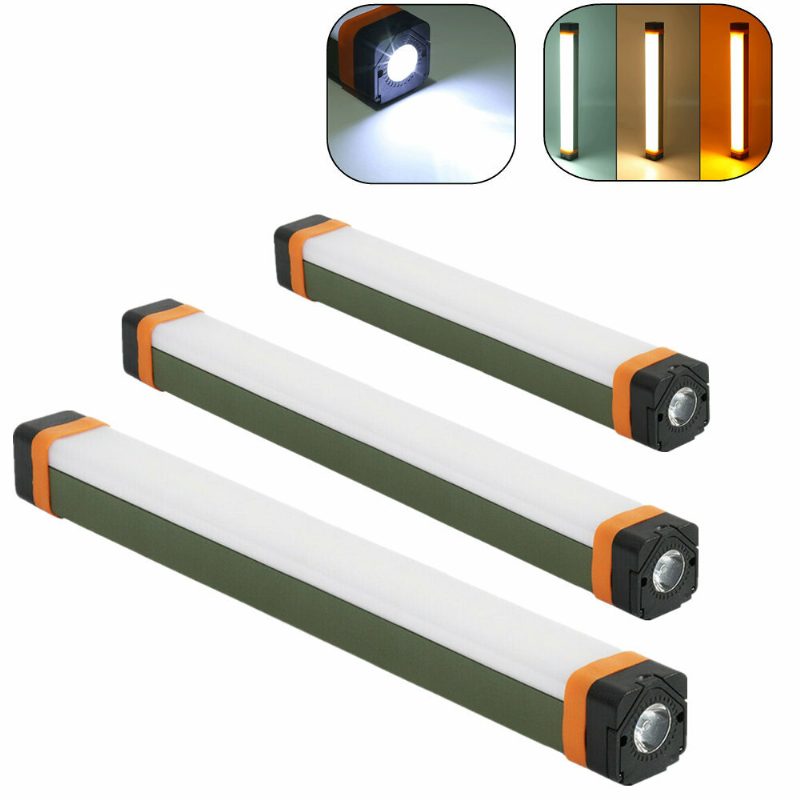 Led Mágneses Kemping Túralámpa Újratölthető Usb Sátorlámpa Hordozható Lámpás