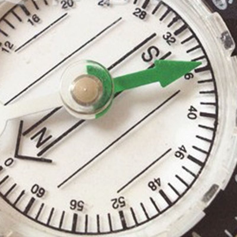 Mini Compass Map Scale Vonalzó Többfunkciós Kültéri Berendezés