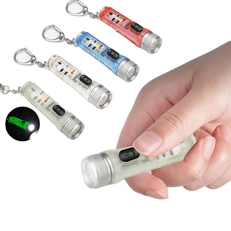 Mini Zseblámpa Led Usb Újratölthető Lámpa Kültérre