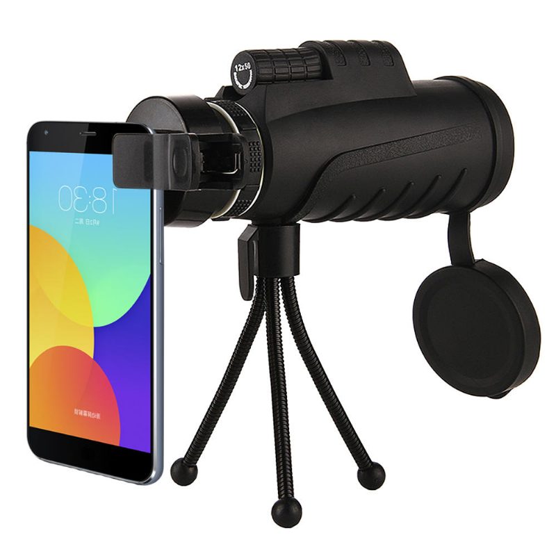Mnv-l2 12x50 Bak4 Hd Optikai Monokuláris Vadász Kempingteleszkóp Éjjellátó Állvánnyal