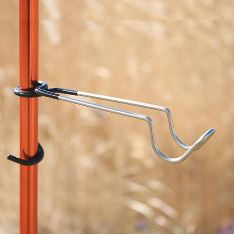 Outdoor Camp Lantern Hook 304 Rozsdamentes Acél Fény Bilincs Tartó