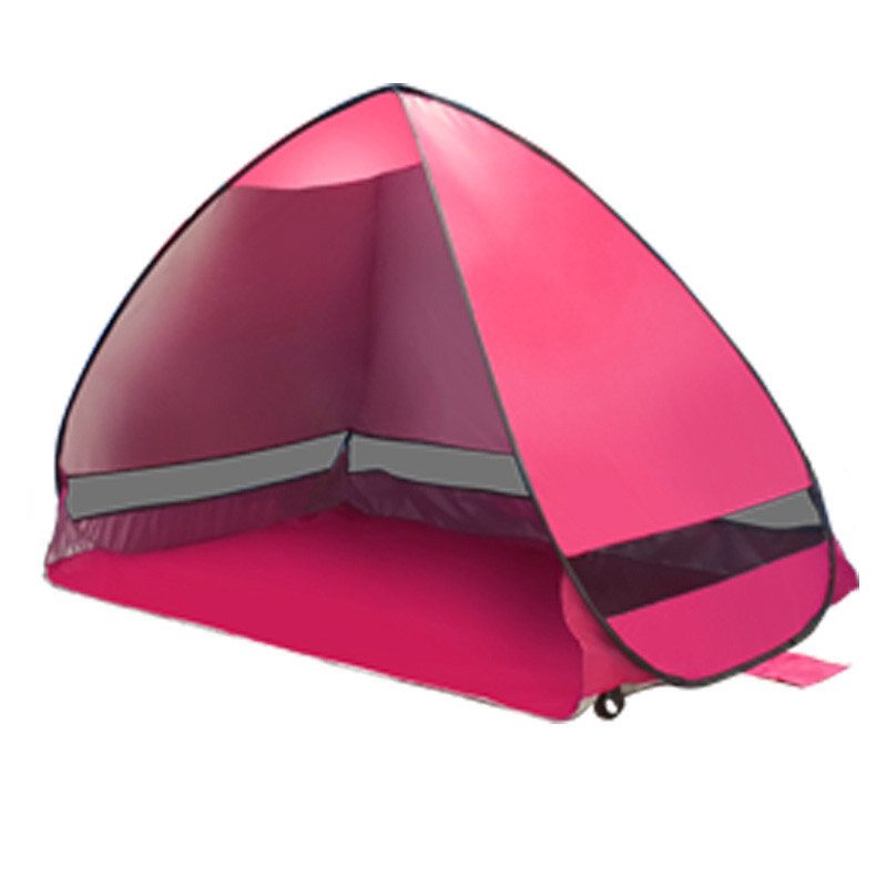 Outdoor Popup Sátor Ultralight Beach Tents Menedék Uv-védő Automata Sátorernyő