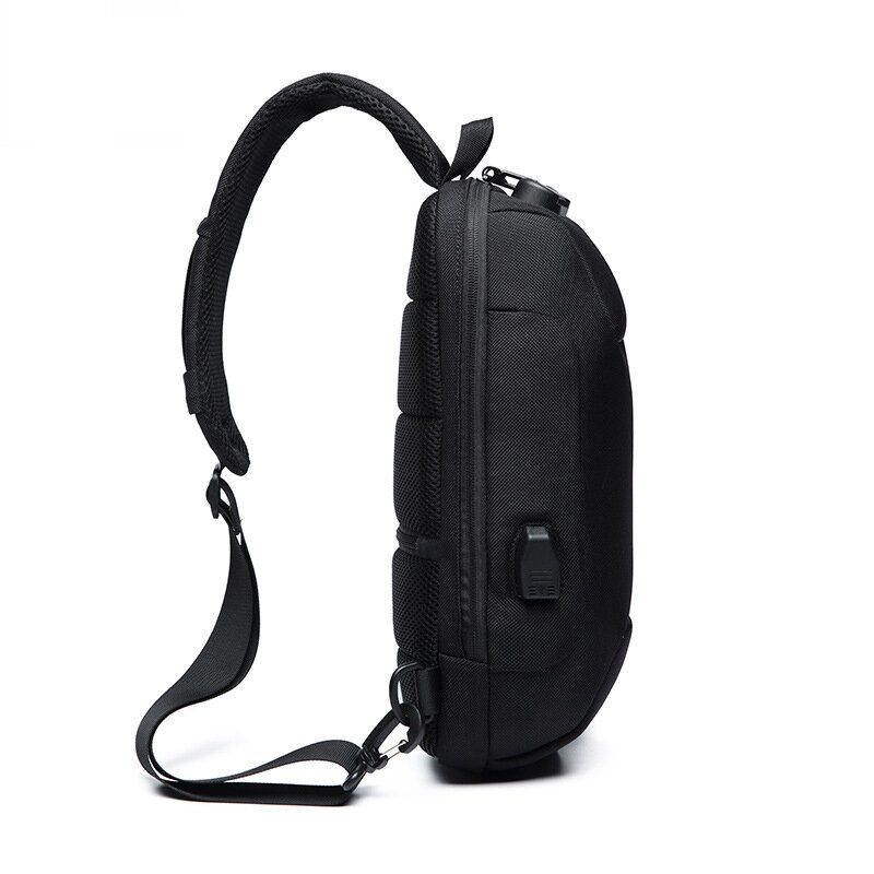 Ozuko Melltáska Usb Külső Töltés Lopásgátló Crossbody Táska Vízálló Válltáska Kempingezéshez
