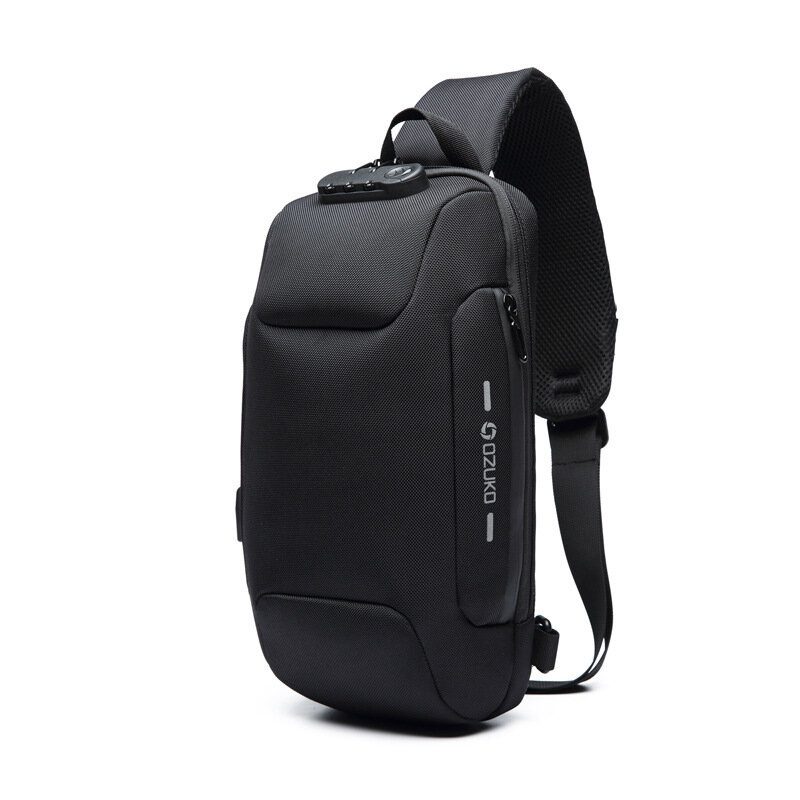 Ozuko Melltáska Usb Külső Töltés Lopásgátló Crossbody Táska Vízálló Válltáska Kempingezéshez