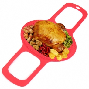 Piknik Bbq Főzőszőnyeg Élelmiszer Minőségű Szilikon Sült Barbecue Sütőlap