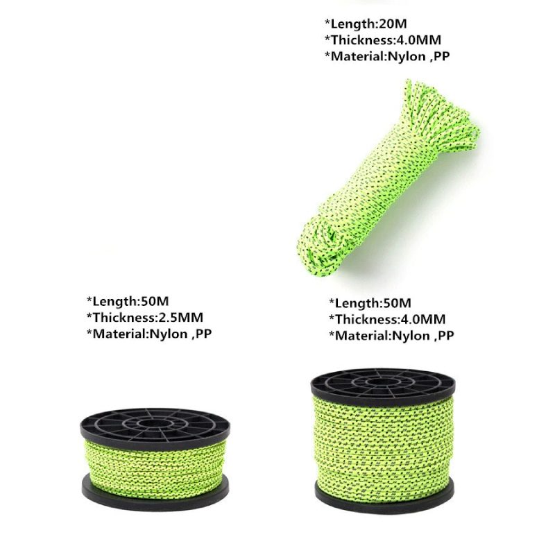 Sátorkötél Fényvisszaverő Nylon Zsinór