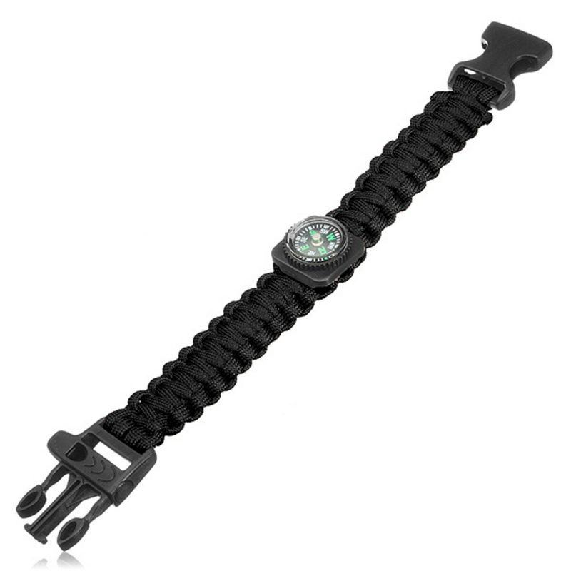 Survival Paracord Karkötő Síp Világító Katonai Karóra Csuklója