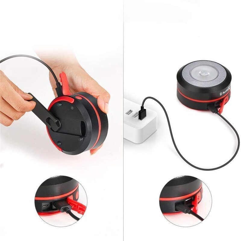 Thorfire Cl01 Összecsukható Kempinglámpa Kézi Hajtókarral Működtetett Kempinglámpás Usb Újratölthető Sátorlámpa Vészlámpa Otthoni Kempingezéshez Túrázáshoz Kocogáshoz