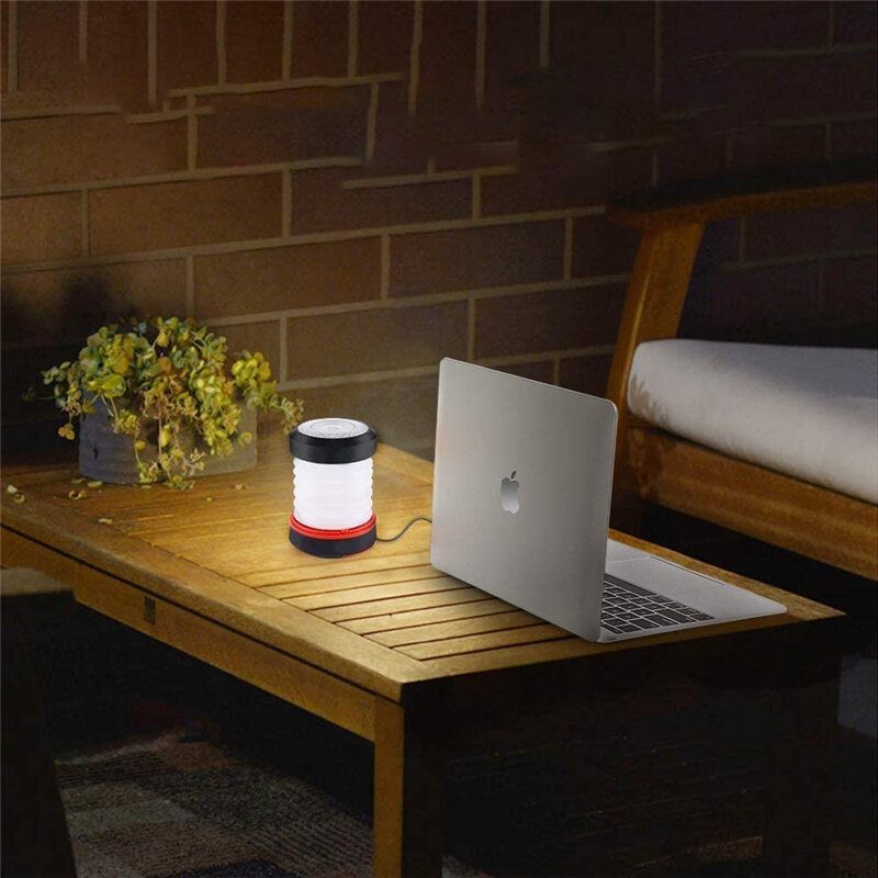Thorfire Cl01 Összecsukható Kempinglámpa Kézi Hajtókarral Működtetett Kempinglámpás Usb Újratölthető Sátorlámpa Vészlámpa Otthoni Kempingezéshez Túrázáshoz Kocogáshoz