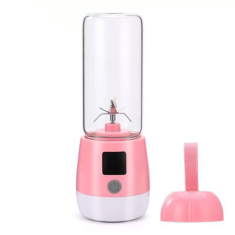 Többfunkciós Mini Gyümölcscentrifuga Élelmiszer Turmix Gyümölcsfőző Gép Usb Újratölthető Turmixgép Kemping Piknik