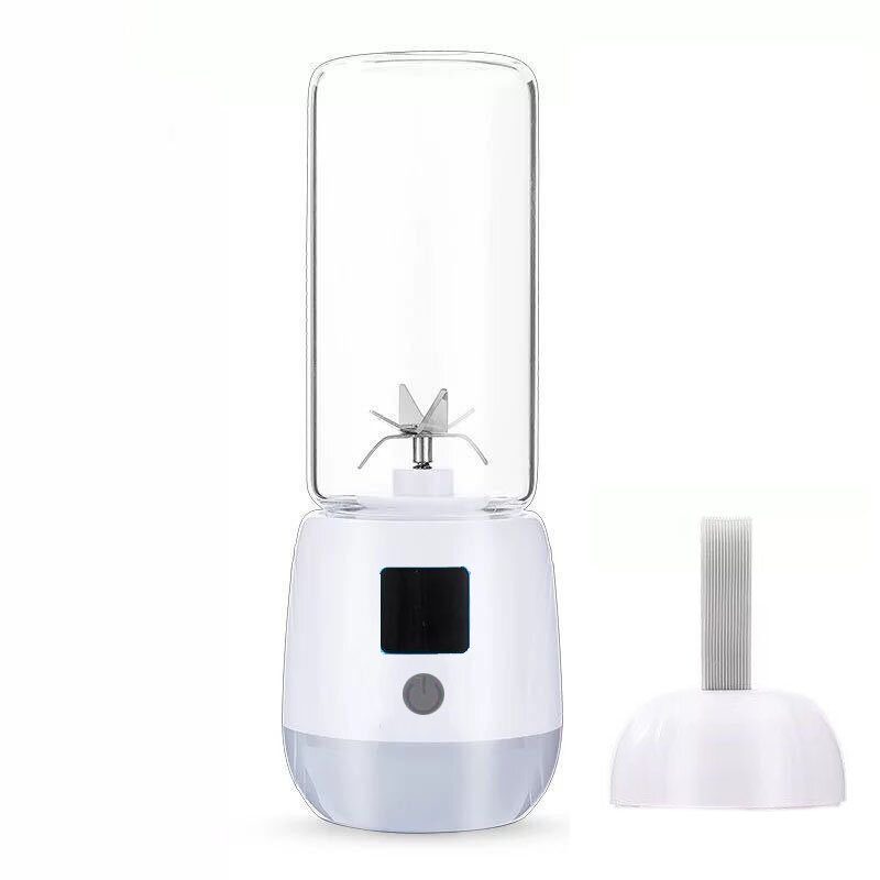 Többfunkciós Mini Gyümölcscentrifuga Élelmiszer Turmix Gyümölcsfőző Gép Usb Újratölthető Turmixgép Kemping Piknik