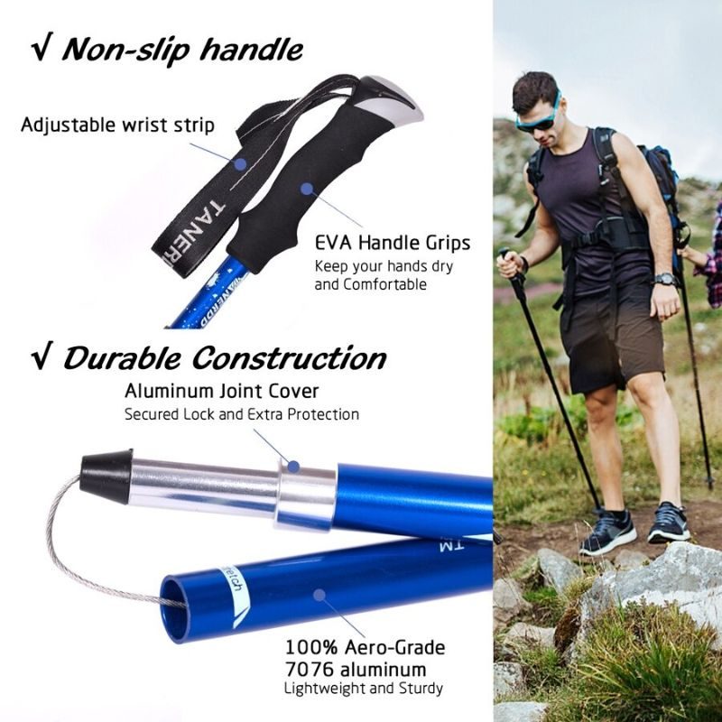 Trekking Poles Teleszkópos Sétapálca