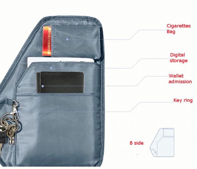 Uniex Men Rejtett Crossbody Váll Geometriájú Táska Lopás Elleni Sport Mellkas Többfunkciós Hátizsák