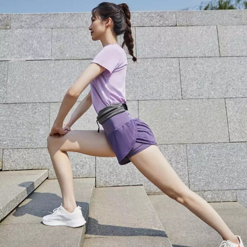 Urevo Running Sport Deréktáska 75-128 cm Állítható Fényvisszaverő Vízálló Telefontartó Táska Pénztárca -tól