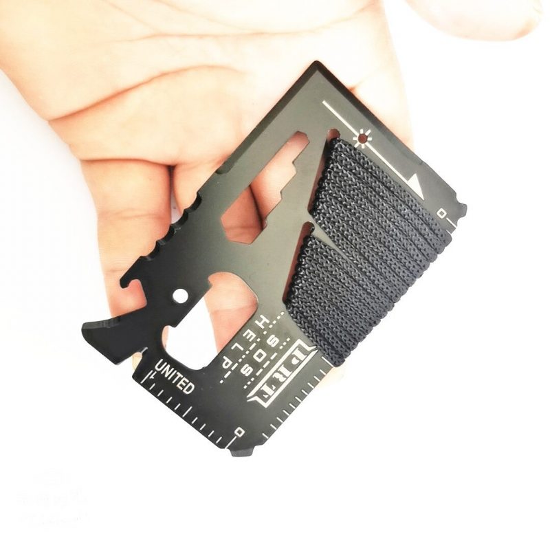 Wallet Multi-tool Hitelkártya Csavarhúzó Túlélési Eszközökkel