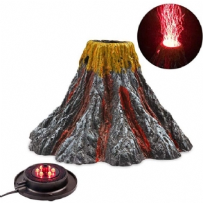 Fish Tank Volcano Bubbler Aquarium Led Lámpák