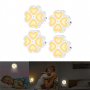 0.5 W-os Fényérzékelő Led-es Éjszakai Fali Lámpa Dugaszolható Baba Gyerek Hálószobához Ac100-240v