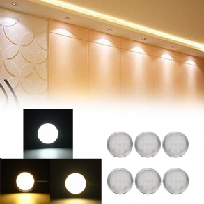 2.5 W 6 Az 1-ben Led Szekrény Alatti Világító Mennyezeti Panel Lefelé Vékony Konyhaszekrény Süllyesztett Lámpa Dc12v