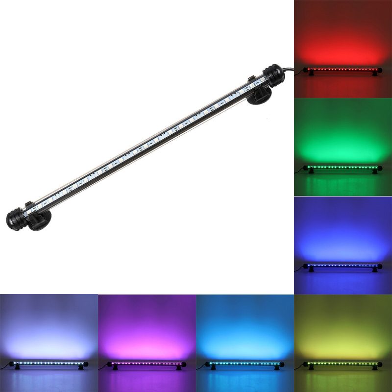 38 cm-es Bluetooth App Rgb Led-es Akváriumi Akvárium Lámpák Merülőszalagos Rúdlámpa