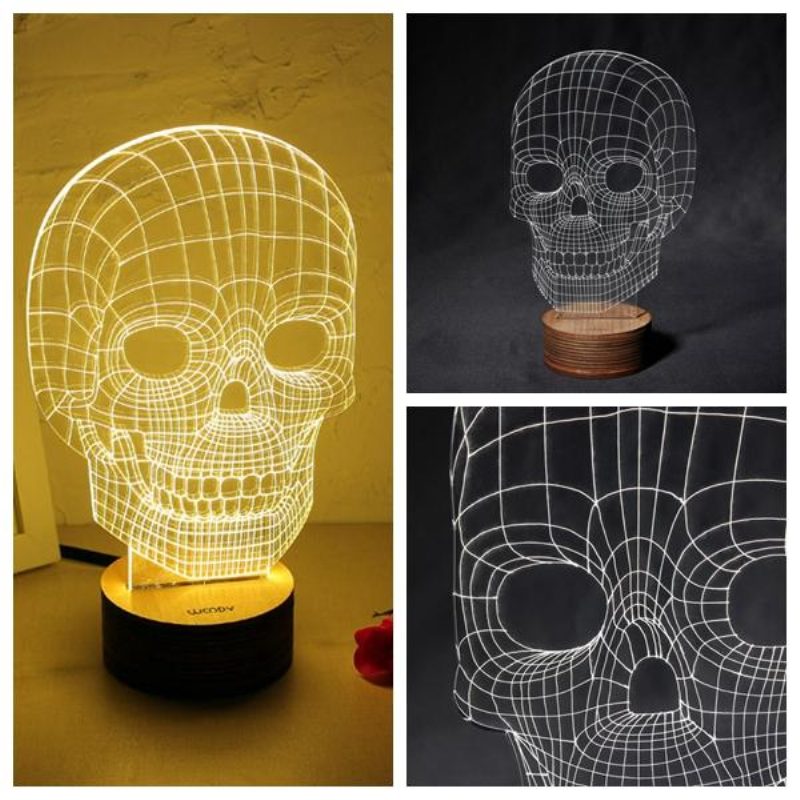 3d Vizuális Led Kis Asztali Éjszakai Lámpa Ünnepi Valentin-napra