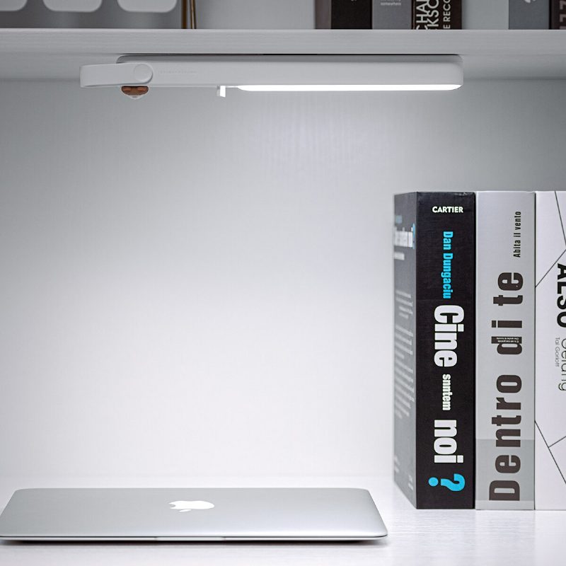 3life 377 Usb Led Éjszakai Lámpa Mini Asztali Lámpák Szemvédelem Ragasztható Fényű Olvasólámpa Kampókkal Konyhai Folyosói Világítás
