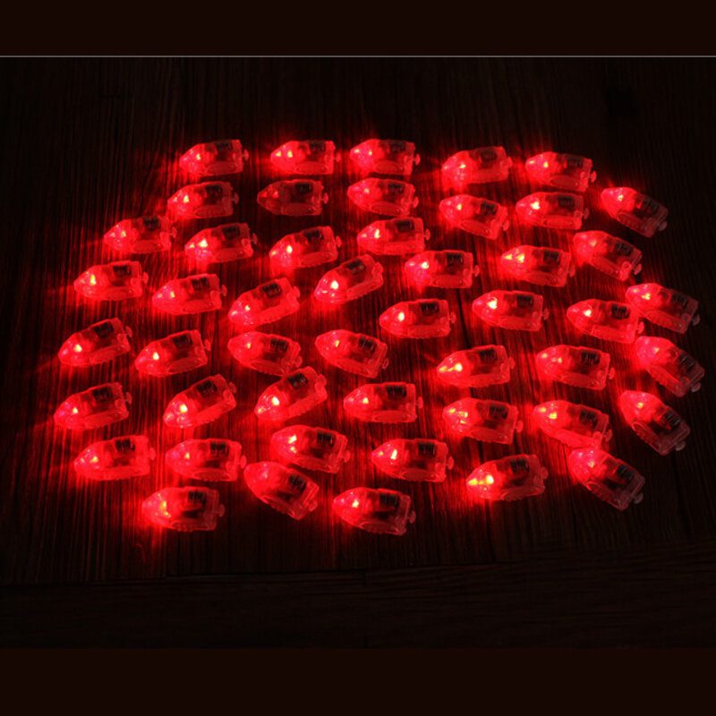 50 Db/tétel Led Lámpák Léggömb Papírlámpás Többszínű Karácsonyi Parti Dekorációhoz