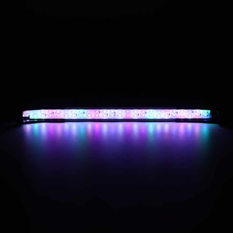 52 cm-es Szupervékony Rgb Led-es Akváriumi Világítás Vízinövény-világító Akvárium Lámpa Vízálló Kapocs A Lámpán Akváriumhoz