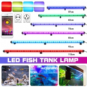 57-112cm Grb Akváriumi Lámpa Led Vízálló App Vezérlő Akvárium Víz Alatti Hallámpa Dekor Világítás Növényi