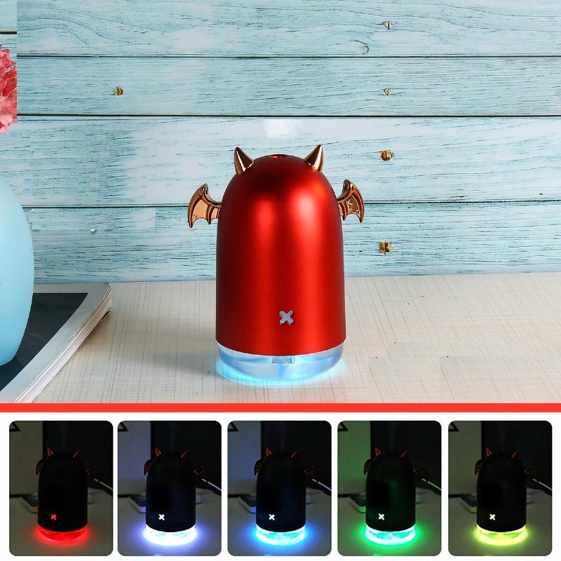 7 Led Párásító Usb Tisztító Mist Aroma Illóolaj Diffúzor Halloween Ajándék
