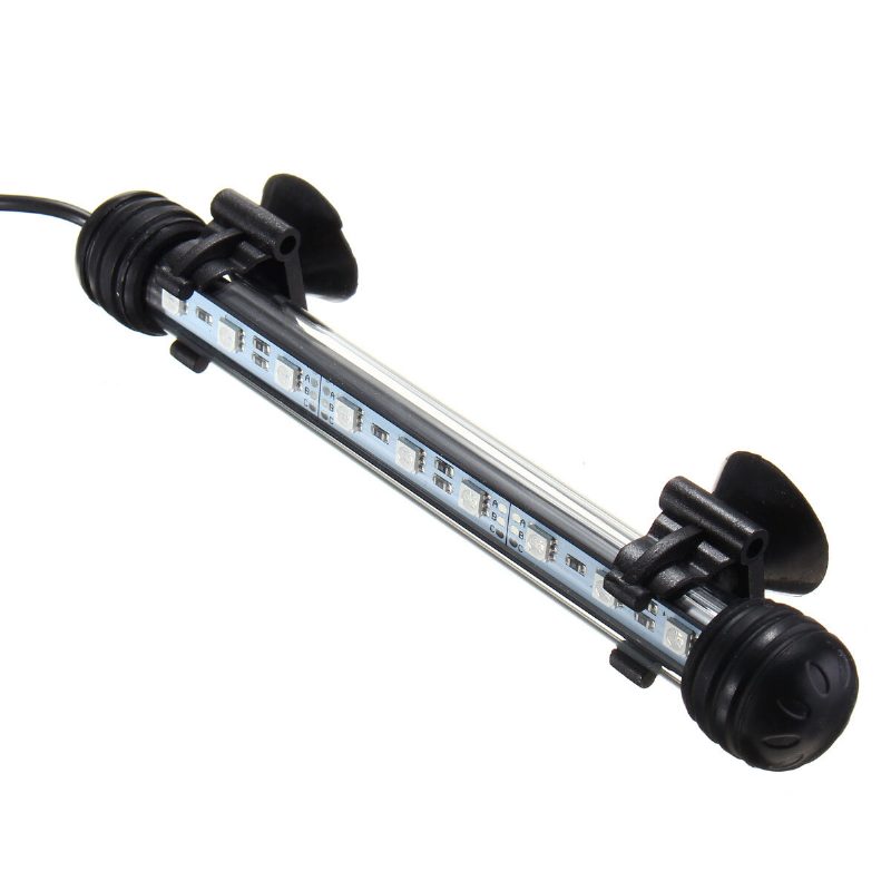 Ac110-240v 18cm 5050 2.9w Rgb Led Akváriumi Akvárium Lámpa Színváltó Rúd Merülő + 44 Gombos Távirányító