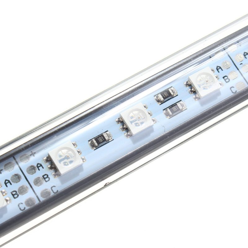Ac110-240v 18cm 5050 2.9w Rgb Led Akváriumi Akvárium Lámpa Színváltó Rúd Merülő + 44 Gombos Távirányító